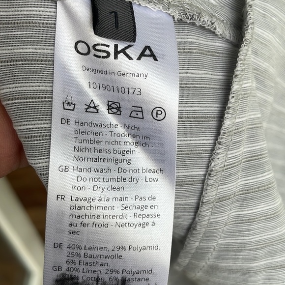 OSKA stripped side tie Jacket - Picture 4 of 5